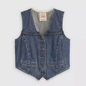 Levi's Denim Braided Vest
